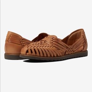 Comfortiva Huraches in “Luggage” color (brown)